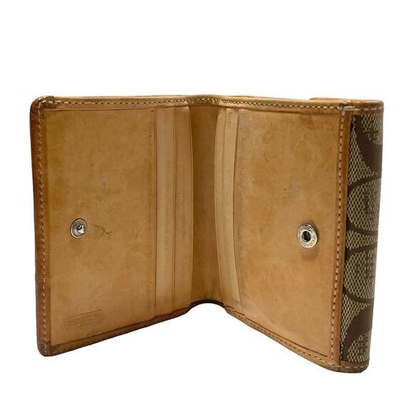 Coach (Vintage) Monogram Print Billford Wallet (Unisex) - Picture 10 of 12